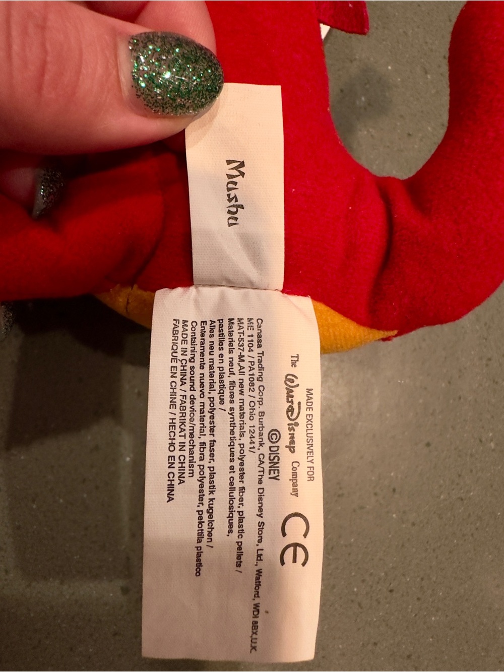 Disney Mulan’s Mushu and Little Brother Plush